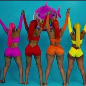 SEXY YELLOW CUSTOM MADE BARTENDER EXOTIC OUTFIT RAVE OUTFIT stripper